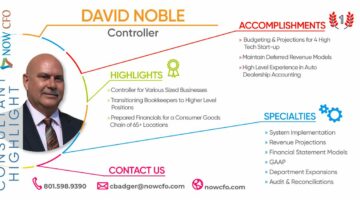 Consultant Highlight David Noble