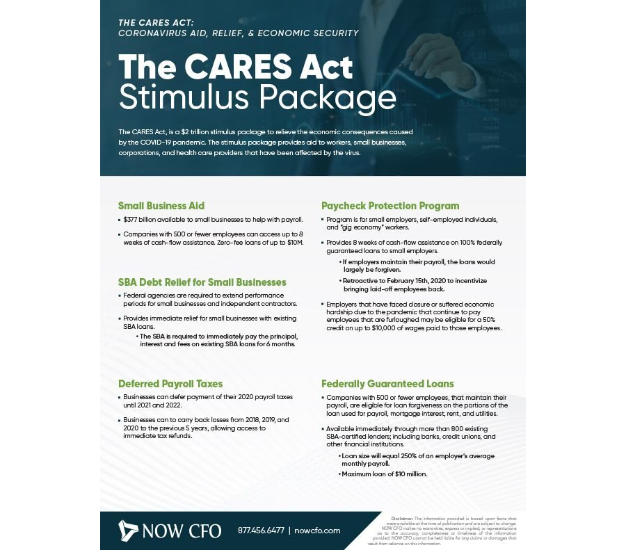 The CARES Act One Sheet