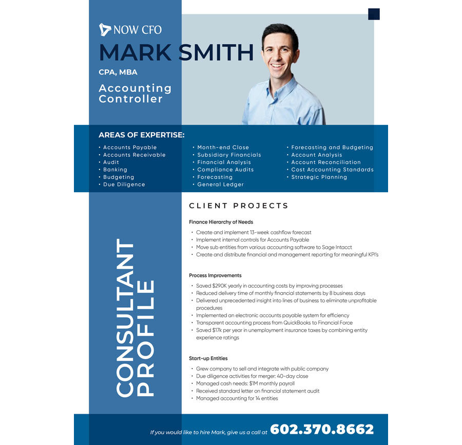 Consultant Profile Mark Smith